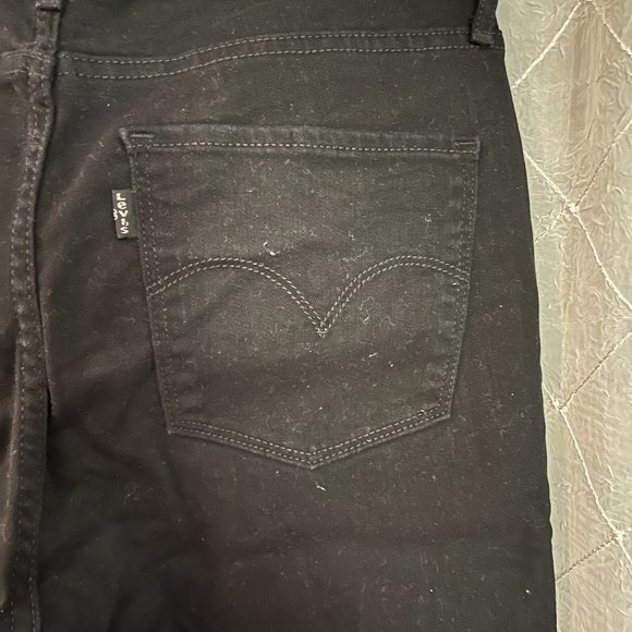 Black high rise Levi's skinny jeans size 31 - Picture 5 of 5